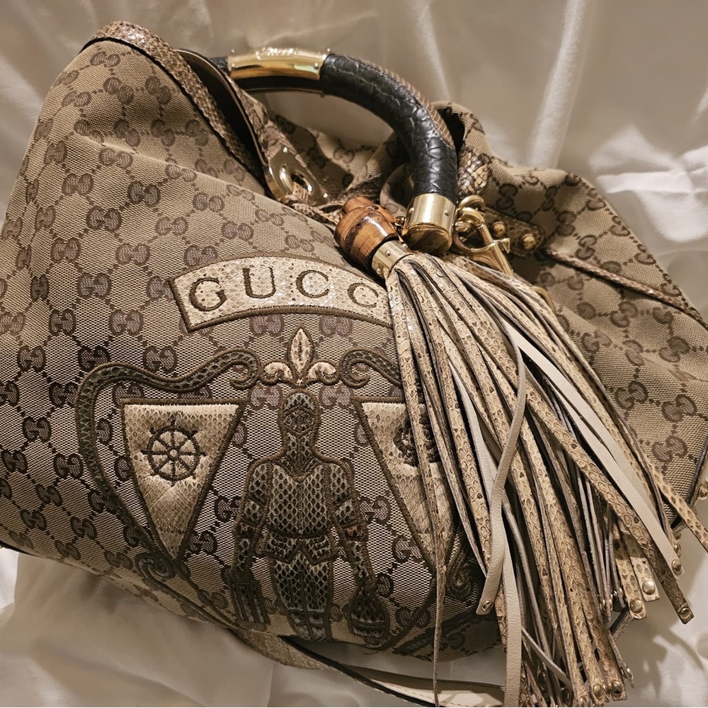 Gucci Monogram Large Chest Patchwork Indy Top Run… - image 5